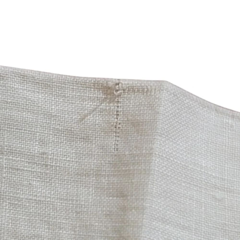 Vintage Embroidered Napkin Set of 5 Cream Lace Trim Floral Cottagecore Table Lin